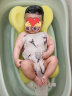 艾杰普（JEPPE）婴儿洗澡海绵新生儿沐浴躺拖洗澡浴网浴垫宝宝洗澡神器防滑垫黄色 实拍图