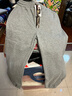 莫央運動(dòng)褲女2025春秋冬新款哈倫休閑寬松百搭衛褲女 淺灰色加絨 2XL （建議130-145斤） 曬單實(shí)拍圖