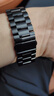 ONTR適用華為手表Watch Buds表帶SGA-B19表鏈GT2/3Pro/4Pro/GT5米蘭尼斯磁吸run-b19金屬鋼帶22mm 三株鋼帶-黑色 22mm 曬單實(shí)拍圖