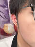 黛若黃金耳釘迷你耳骨釘養耳洞男足金高級感耳環(huán)光面金珠圓珠免摘螺旋 【單只】足金耳釘(約0.69g) 曬單實(shí)拍圖