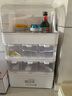 吟初帶蓋防油調(diào)味盒調(diào)料盒醬油醋瓶糖鹽罐子廚房置物架八角香料收納盒 【旗艦款】超大號容量+6個調(diào)味盒 曬單實拍圖