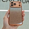 SUOLIAO適用蘋(píng)果17Promax手機殼閃鉆自帶鏡頭膜iPhone16全包圍防摔散熱15Pro硅膠保護套高級感女款軟外殼 【星宇橙+閃粉卡】閃鉆邊框-帶鏡頭膜+鋼化膜 蘋(píng)果17Promax 曬單實(shí)拍圖