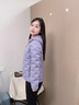 雅鹿壓膠直充輕薄羽絨服女2026新款短款連帽時(shí)尚運動(dòng)休閑旅游保暖外套 黎明灰 XL 【推薦115-13斤】 曬單實(shí)拍圖