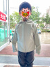 Q21兒童運動(dòng)外套男女童彈力柔軟上衣戶(hù)外加厚加絨保暖衣服秋冬季 月光灰 110 cm 曬單實(shí)拍圖