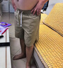 安初夏夏季新款泡泡紗短褲男士五分褲薄款速干運動褲寬松百搭休閑沙灘褲 K223泡泡紗短褲卡其色 XL 120-140斤左右 曬單實拍圖