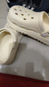 名創(chuàng)優(yōu)品（MINISO）洞洞鞋女款2025新款eva防滑防臭沙灘鞋增高涼拖鞋女夏季外穿 卡其 36-37 曬單實拍圖