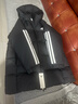 阿迪達斯adidas女冬季長(cháng)款鴨絨600蓬黑色連帽羽絨服  JG3855 XL 曬單實(shí)拍圖