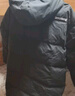波司登（BOSIDENG）冬季羽絨服男女情侶款長款連帽新國標90絨運動時尚外套 黑色8056 M 165/88A體重約120-140斤 曬單實拍圖