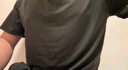 真維斯（Jeanswest）冰絲短袖T恤男夏季純色體恤衫寬松大碼運動(dòng)健身半袖男士速干上衣 曬單實(shí)拍圖