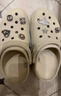 卡駱馳（CROCS）檀健次同款復古洞洞鞋女鞋厚底老爹鞋小鯨魚(yú)洞洞鞋206302 白色-100(含智必星) 36 /37(230mm) 曬單實(shí)拍圖