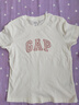 Gap女裝2025春季新款純棉發(fā)泡膠印logo短袖T恤常規(guī)休閑上衣727460 奶白色 M (165/84A) 亞洲尺碼 曬單實拍圖