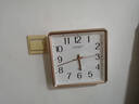 康巴絲（Compas）掛鐘客廳 創(chuàng  )意簡(jiǎn)約方形鐘表石英鐘表掛墻時(shí)鐘 2548金色 曬單實(shí)拍圖