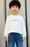 WVD大牌童裝男童長(cháng)袖t恤寶寶秋裝上衣2025新款洋氣男孩兒童春秋季薄 白色 120cm(建議身高115左右) 均碼 曬單實(shí)拍圖