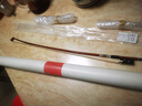 克莉絲蒂娜（Christina） 小提琴弓 天然白馬尾G01烏木魚眼小提琴琴弓 G01琴弓 1/2 曬單實(shí)拍圖