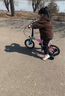 大行（DAHON）超輕兒童折疊自行車5-15歲中大童男孩女孩帶輔助輪越齡童車KAA411 粉藍(lán)色 曬單實(shí)拍圖