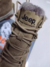 JEEP吉普羊毛雪地靴男夏季新款皮毛一體加絨東北棉鞋戶外保暖馬丁靴男 沙色【皮毛一體】 標(biāo)準(zhǔn)皮鞋碼 41 曬單實(shí)拍圖