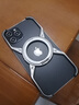 鹿純適用蘋(píng)果15Promax手機殼金屬邊框iPhone14pro創(chuàng  )意鋁合金保護套i13PM四角包邊透氣鏤空散熱外殼個(gè)性 灰色【裸機感金屬支架】 iPhone 15 Pro Max 曬單實(shí)拍圖