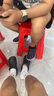 卡駱馳（CROCS）洞洞鞋貝雅卡駱班輕便耐磨一腳蹬休閑鞋|205089 深藍/辣椒紅-4CC 40 (250mm) 曬單實(shí)拍圖