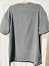 VACK短袖男裝潮流夏季棉麻圓領(lǐng)短袖T恤男冰絲寬松半袖男生五分袖夏天 深灰色 3XL (170-190斤) 曬單實(shí)拍圖