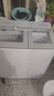 雙鹿洗衣機半自動(dòng)家用大容量雙桶雙缸波輪式洗脫一體機  家用商用租房家庭理發(fā)店酒店洗車(chē)行 23公斤【洗15+脫8】 純銅電機+玻璃蓋板 曬單實(shí)拍圖