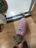 狗狗四腳衣服寵物泰迪比熊小型犬狗狗衣服秋冬季四腳珊瑚絨衣?tīng)恳?粉紅色_(加厚珊瑚絨) XXL（約適合12-14斤） 曬單實(shí)拍圖