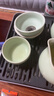 恩壽溯茶具配件公道杯三件套泡茶過(guò)濾器漏斗汝窯茶海家用陶瓷網(wǎng) 定窯梅子青公道杯+過(guò)濾組 曬單實(shí)拍圖