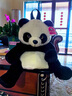 熊貓兒童背包雙肩包包幼兒園書(shū)包毛絨玩具小寶寶卡通公仔男女朋友 仿真幼兒款 曬單實(shí)拍圖