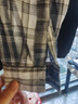 MMOPTOP日系復(fù)古長袖格子襯衫男士春秋季潮流寬松休閑襯衣2209 深藍(lán) XL 曬單實拍圖