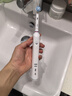 歐樂B（Oral-B）成人電動牙刷P4000深度清潔牙齦按摩3D聲波P系列圓頭送男友送女友情侶禮贈生日禮物 P4000-櫻花白+6支適配刷頭 曬單實拍圖