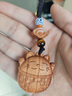 易水閣桃木掛件招財(cái)貓鑰匙扣高檔手編汽車男女鑰匙鏈掛飾吊墜手機(jī)小掛件 福貓迎財(cái)鑰匙扣-菩提祥云款 曬單實(shí)拍圖