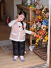 乖奇熊男女童寶寶三防羽絨褲秋冬季兒童加厚保暖長(cháng)褲嬰幼兒新年外出褲子 朦朧黑/星月交輝 80 曬單實(shí)拍圖