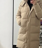 波司登（BOSIDENG）冬季羽絨服女款中長(zhǎng)款脫卸帽加厚新國(guó)標(biāo)90絨商場(chǎng)同款外套 半糖卡其7A34 M 165/88A 體重約120-140斤 曬單實(shí)拍圖
