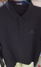 Navigare意大利小帆船男士長(cháng)袖POLO衫休閑T恤抗菌男裝[不同批次隨機發(fā)貨](méi) 暗夜黑 2XL 碼 曬單實(shí)拍圖