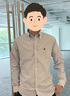 布克兄弟（BrooksBrothers）男士春秋牛津紡扣結(jié)領(lǐng)logo休閑襯衫 B976-藍(lán)色條紋 S 曬單實(shí)拍圖