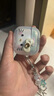 京川旭airpods4代保護套凱蒂貓kt貓藍牙耳機保護殼適用于蘋(píng)果耳機卡通潮流可愛(ài)ins風(fēng)高顏值透明耳機盒子 【送同款海星掛件】淺藍格子凱蒂貓 曬單實(shí)拍圖