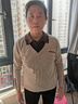 恒源祥2024秋冬新款100%羊毛衫女春秋假兩件翻領(lǐng)女式毛衣女裝上衣針織衫 米色 L 【105-115斤】 曬單實(shí)拍圖