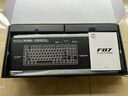 狼蛛（AULA）F87Pro無(wú)線(xiàn)客制化機械鍵盤(pán)無(wú)線(xiàn)藍牙有線(xiàn)三模全鍵熱插拔gasket鍵盤(pán)電競游戲專(zhuān)用 時(shí)空秘境太空金軸 曬單實(shí)拍圖