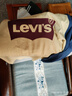 Levi's 李維斯兒童裝男童長(cháng)袖T恤春秋款圓領(lǐng)打底衫百搭撞色插肩袖上衣 焦糖布丁白 140 /68 【建議身高128-140cm】 曬單實(shí)拍圖