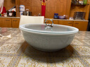 贛景陶瓷和面盆景德鎮陶家用加厚不粘揉面盆發(fā)面盆大號水煮魚(yú)酸菜魚(yú)碗 雕刻款 12寸直徑30cm帶玻璃蓋 曬單實(shí)拍圖