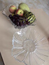雅港輕奢高檔水晶玻璃水果盤(pán)家用客廳果盤(pán)茶幾新年零食瓜子干果盤(pán)果盆 【茶色】向日葵大果盤(pán) 曬單實(shí)拍圖