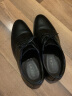 宜驰（EGCHI）皮鞋男士商务休闲系带英伦正装增高鞋子男 A9066 黑色 39 实拍图