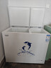 澳柯瑪（AUCMA）203升家用冰柜 雙溫雙箱冷柜 冷藏冷凍臥式冰箱 冷藏全銅管 一級能效 BCD-203CNE 國家補貼20% 曬單實(shí)拍圖