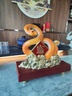 御時(shí)居靈蛇進(jìn)寶生肖蛇擺件招財(cái)銅工藝客廳酒柜裝飾定制蛇年喬遷開(kāi)業(yè)禮物 靈蛇進(jìn)寶銅蛇 青色款 高約17cm 曬單實(shí)拍圖