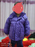 雅鹿2025新款兒童羽絨服中長(cháng)款加厚男童女童大童寶寶學(xué)生冬季洋氣外套 紫色 110cm 曬單實(shí)拍圖