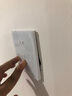 松下開關(guān)插座面板五孔大間距86型暗裝一開三孔雙控悅瓏系列超薄白色 斜五孔插座 WMWE123 曬單實(shí)拍圖