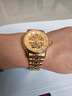 上海（SHANGHAI）手表男士自動(dòng)機械名表禮物【同價(jià)雙11】鑲鉆鏤空表盤(pán)品牌國表855 【送皮表帶】金盤(pán)金面款 曬單實(shí)拍圖