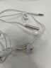 华为（HUAWEI）原装耳机/半入耳式耳机/三键线控/带麦克风/原装手机耳机 金色 金属版 AM116 实拍图