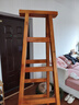 奧德雅人字梯木梯家用加厚梯子加強折疊梯雙側梯水電梯工地裝修送貨上門(mén) 1.8m加強清漆版木梯 曬單實(shí)拍圖