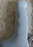 浪莎（langsha）床上抱枕睡覺(jué)孕婦夾腿長(cháng)條大抱枕男女生款睡覺(jué)專(zhuān)用大號玩側睡靠枕 加絨款-藍色【親膚暖絨面料】 45cm*115cm 含枕芯 【成人款】 曬單實(shí)拍圖
