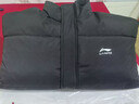 李寧1990運動(dòng)男女棉服冬季新款加厚連帽棉衣保暖羽絨棉服情侶面包服外套 黑色wgy XL 130150斤 曬單實(shí)拍圖
